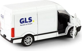 RAPPA Fém játékautó GLS nyitható ajtókkal - 14 cm