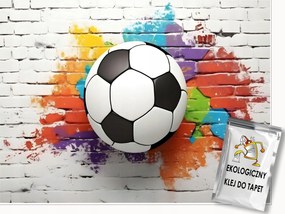 Fotótapéta Foci 3D Graffiti Fiú Ifjúsági Tapéta 350x250