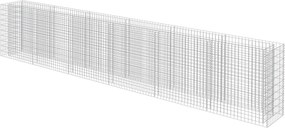 vidaXL horganyzott acél gabion magaságyás 540 x 50 x 100 cm