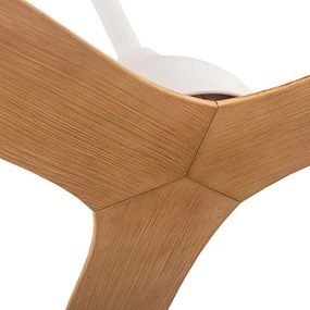 Mennyezeti ventilátor átm. 132 cm bézs/fehér + távirányítás