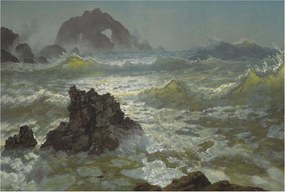 Fotótapéta Flizelina Nappali és Hálószoba Irodába Viharos tenger 104x70 Ragasztó