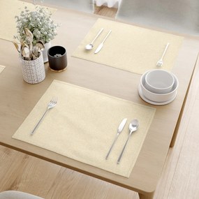 Goldea karácsonyi exkluzív 2 darabos reggeliző alátét - arany csillogású 30 x 40 cm