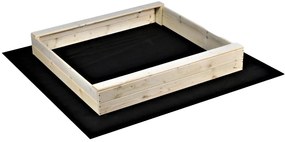 Homokozó 120cm + agrotextília