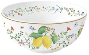 Porcelán tál - 15cm - Fleurs et Citrons