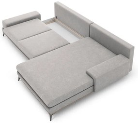 Planet világosszürke kinyitható sarokkanapé, jobb oldali - Windsor &amp; Co Sofas