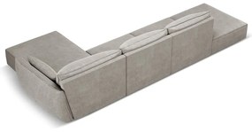 Világosszürke sarokkanapé (jobb oldali) Vanda – Mazzini Sofas