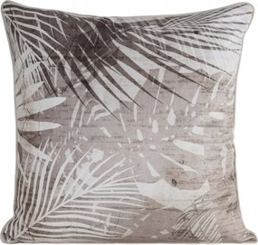 Dekoratív párnahuzat Salma 60x60 Eurofirany krém bézs hamuszürke kert