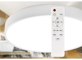 LED Dimmelhető mennyezeti lámpa LED/40W/230V 3000-6500K átm. 40 cm fehér + távirányító