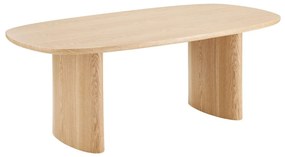 Étkezőasztal kőrisfa dekorral 110x210 cm Serra – House Nordic
