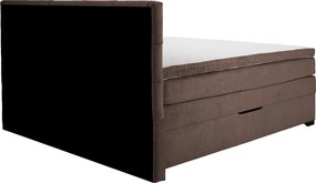 Boxspring ágy, 200x200, barna, APRIL
