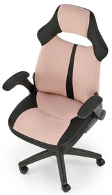 Bloom irodai fotel, rózsaszín / fekete