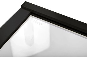 Zuhanykabin REA Hugo Double Black 100x100