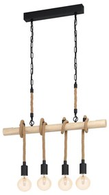 Eglo 43318 - Csillár láncon YOUNGSTOWN 4xE27/40W/230V