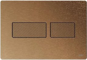 Tece Solid Nyomógomb Wc Fém Acél Bronz Szálcsiszolt Szerkezet 9240435 Szuper