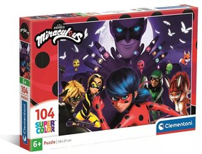 Katicabogár és Fekete macska kalandjai Hawk Moth 104 db-os puzzle Clementoni