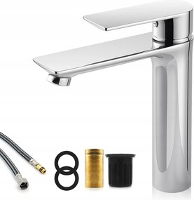 Fürdőszobai Mosdó Csaptelep Álló Pultra Szerelhető Mosdó Csaptelep Króm