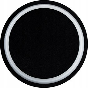 Süllyesztett Led lámpatest 3W fekete 12V semleges szín