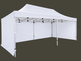 Party sátor 8 × 4 m PROFI HEXA, Fehér