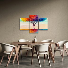Egy festett fa képe (90x60 cm)