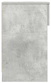 2 db betonszürke éjjeliszekrény fiókkal 20 x 36 x 60 cm
