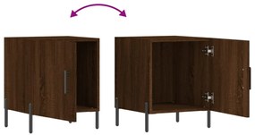 vidaXL barna tölgyszínű szerelt fa éjjeliszekrény 40 x 40 x 50 cm