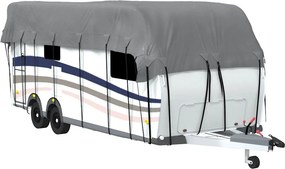 vidaXL lakókocsi tetőfedő szürke 800x300 cm nem szőtt szövetből