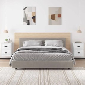 2 db magasfényű fehér fali éjjeliszekrény 41,5 x 36 x 53 cm