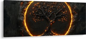 Kép – Életfa lávában II. (120x50 cm)