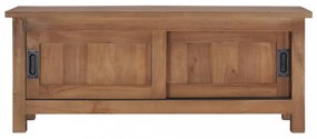 tömör tíkfa TV-szekrény 90 x 30 x 35 cm
