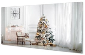 Akrilkép Karácsonyfa díszek 140x70 cm