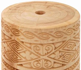 Balinéz Napernyő Piros 210-220 cm Pamut, tömör fa