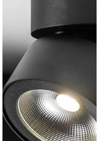 Lámpa Mennyezeti BIANCO 15W 1500lm, AC220-240V, 50/60 Hz, PF>0,5, Ra≥80, IP20, IK06, 36°, 4000K, kör, fekete