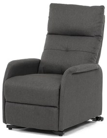 Elektromos vezérlésű szürke szövet dönthető fotel. TV-5482 GREY2