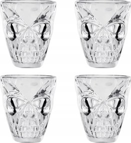 Koponyás pohár, 50 ml, 4 db