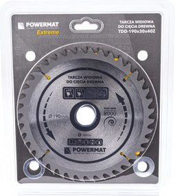 Fűrészkorong 190x30 40z TDD-190x30x40Z
