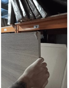 AKCIÓ SOFIA ágy 140 x 200 cm, sonoma tölgy II.osztály Ágyrács: Ágyrács nélkül, Matrac: Matrac nélkül