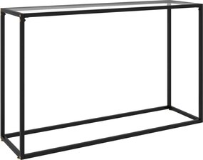 vidaXL átlátszó edzett üveg tálalóasztal 120 x 35 x 75 cm