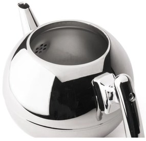 Ezüstszínű rozsdamentes acél teáskanna 1,2 l Bella Ronde – Bredemeijer