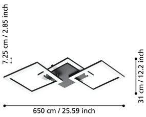 Eglo 900317 - LED Dimmelhető mennyezeti lámpa PARANDAY-Z LED/32,4W/230V