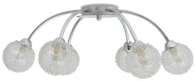 mennyezeti lámpa 6 db 240 W-os G9-es LED izzóval
