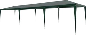 vidaXL zöld PE rendezvénysátor 3 x 9 m