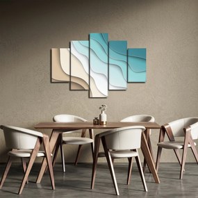 Absztrakt kép a tenger partján (150x105 cm)