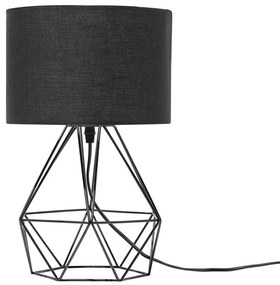Fekete fém asztali lámpa 35 cm MARONI Beliani