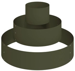 Fém Növényágy Acél/olívazöld Acél Ø 90 cm Moduláris
