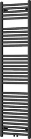 Mexen Hades Fürdöszobai radiátor 1800 x 500 mm, 843 W, fekete - W104-1800-500-00-70 Törölközö száritó radiátor Törölközö száritó radiátor
