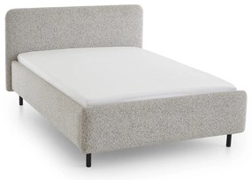 Bézs kárpitozott franciaágy ágyrács nélkül 180x200 cm Primo – Meise Möbel
