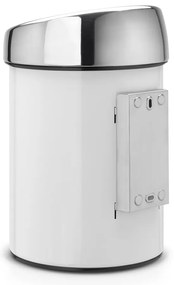 Fehér acél érintésre nyíló szemetes 3 l Touch Bin – Brabantia