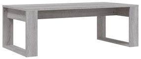 szürke sonoma szerelt fa dohányzóasztal 102x50x35 cm