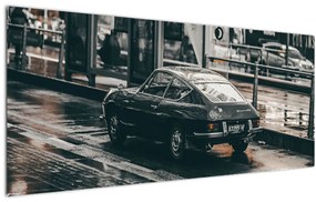Egy mozgó autó képe (120x50 cm)