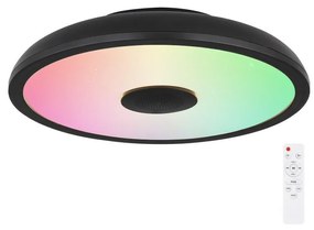 Globo - LED RGB Fürdőszobai lámpa hangszóróval RAFFY LED/18W/230V IP44 + távirányító 41366B